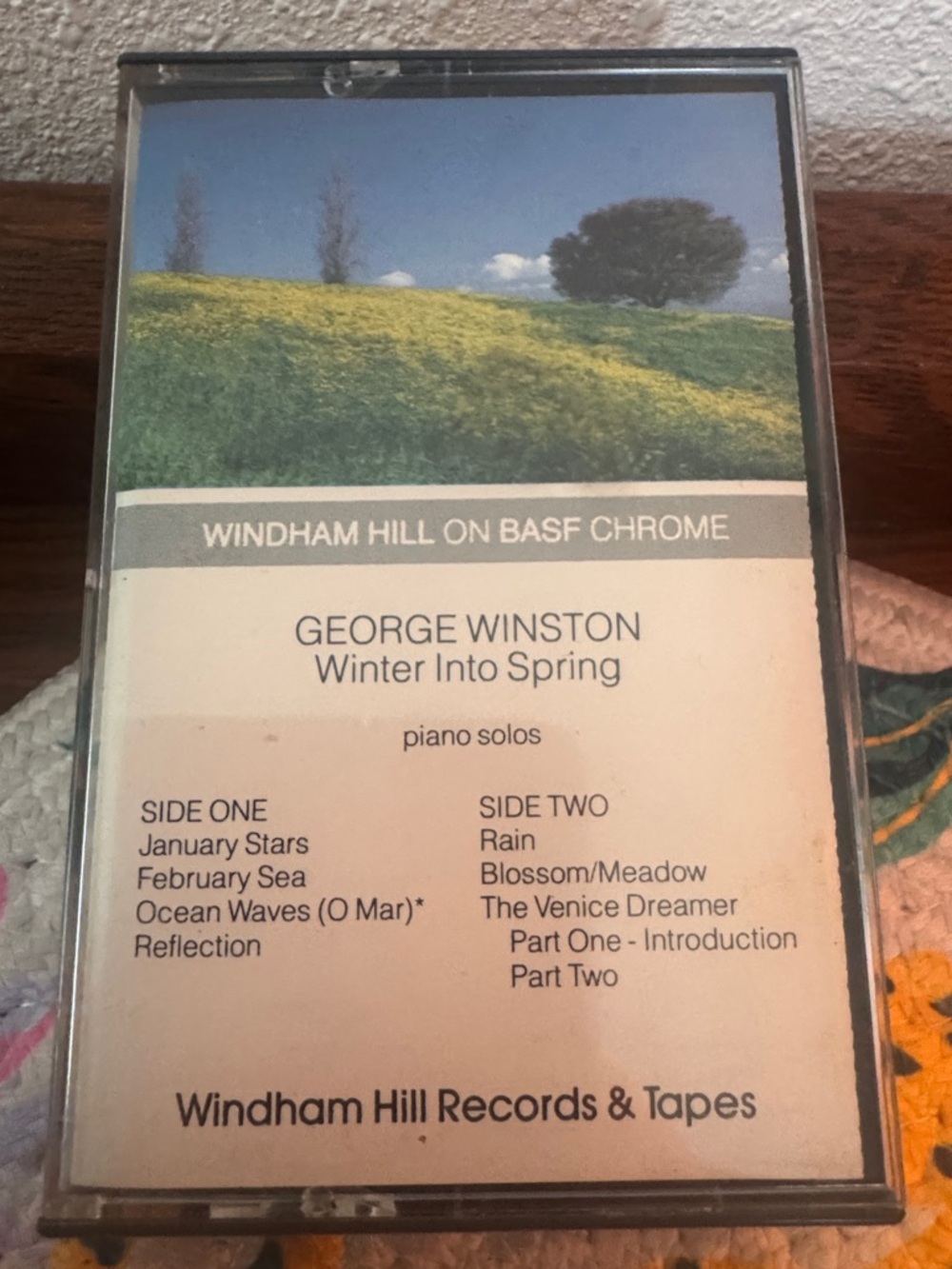 1982 George Winston - Winter Into Spring Cassette Piano Solos